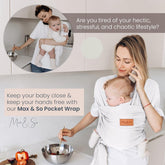 Baby Wrap Carrier - Off-White